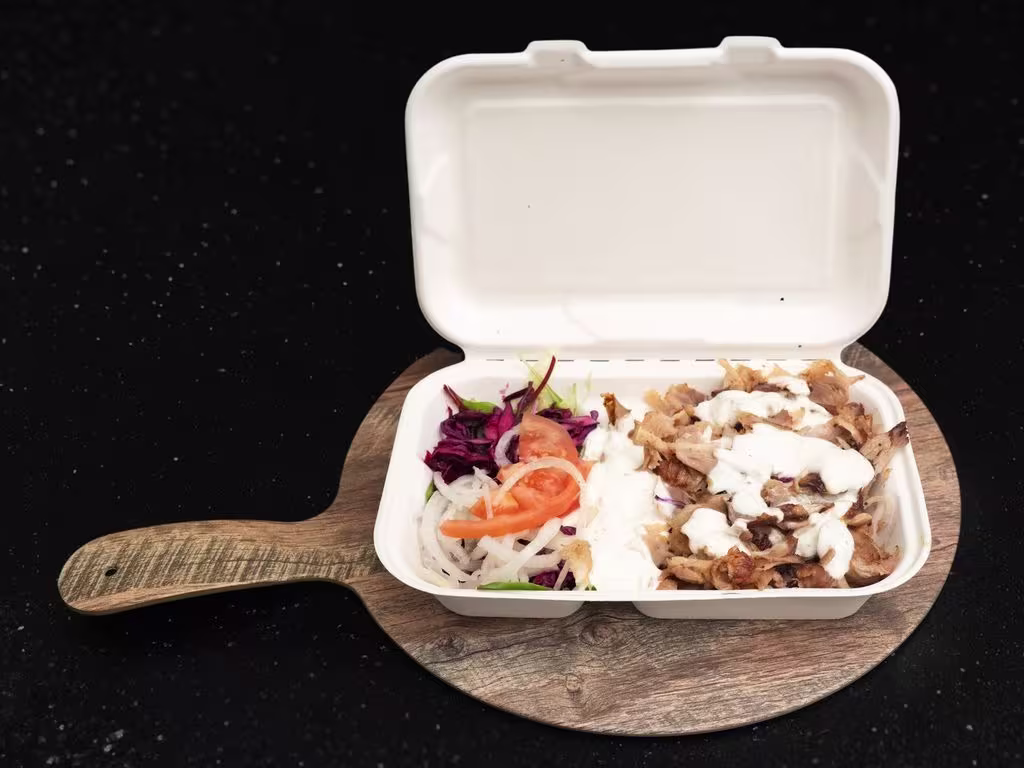 Kebap Teller Spezial - Puten-Huhn