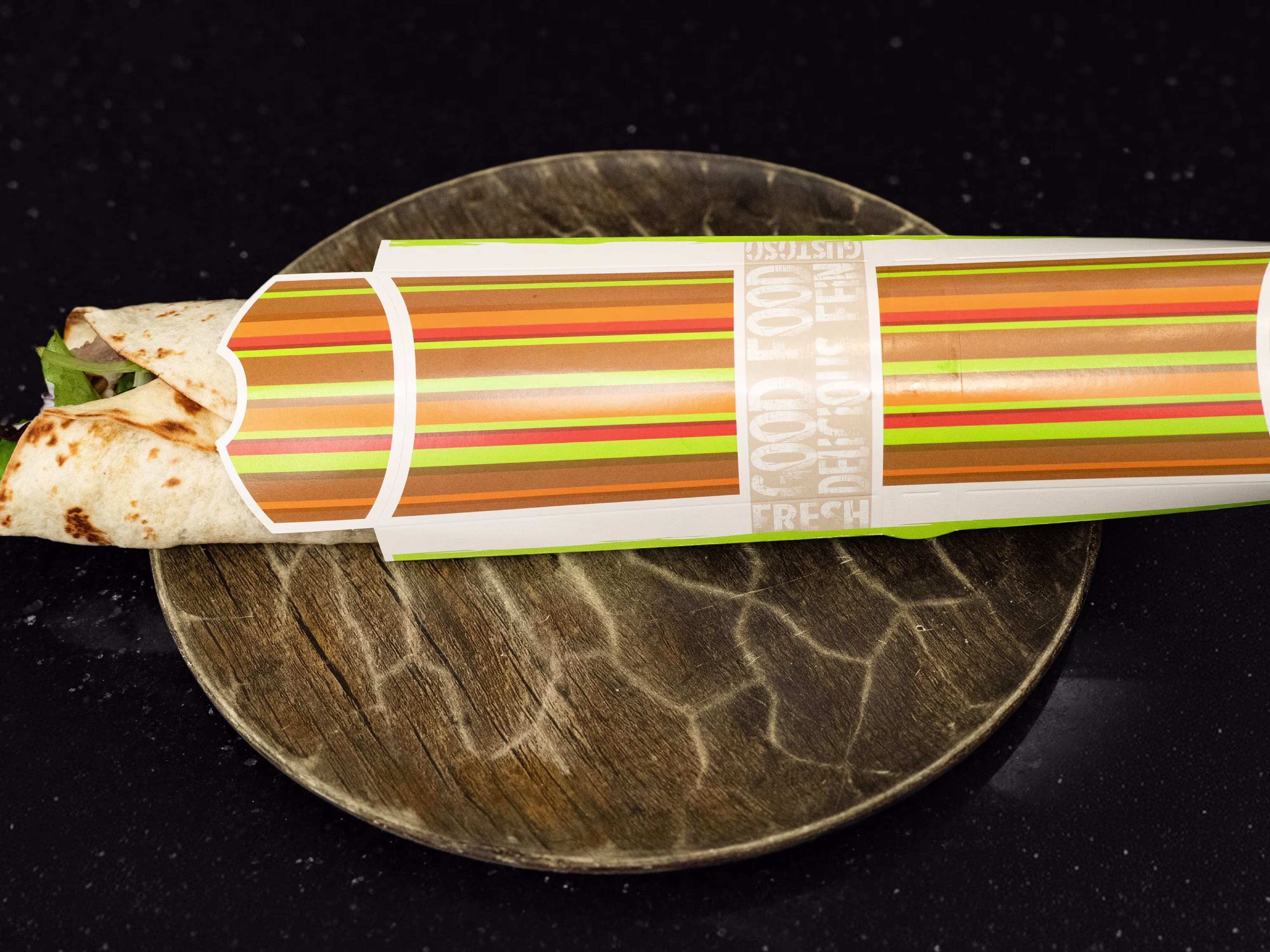 Dürüm mit Schafskäse-Rind Rippe