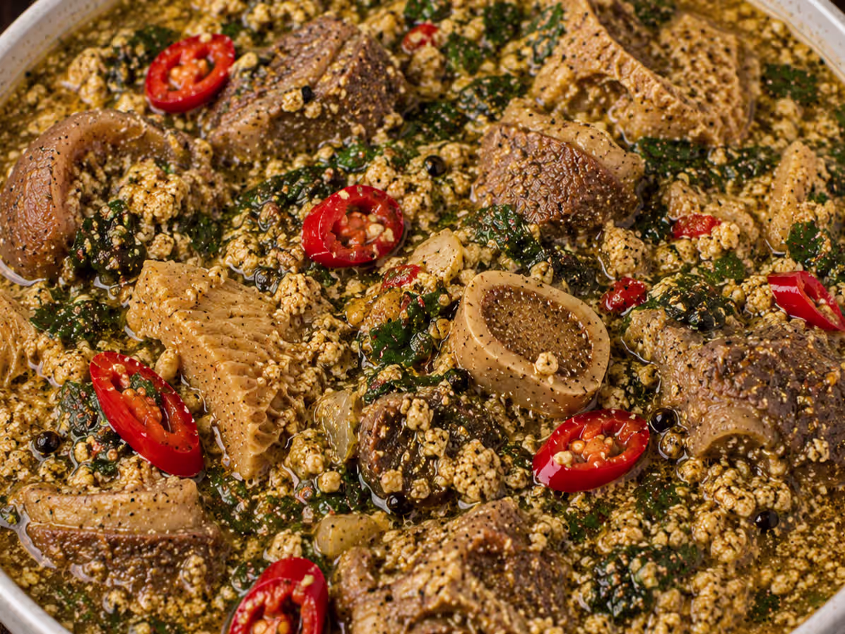 Egusi pepper soup