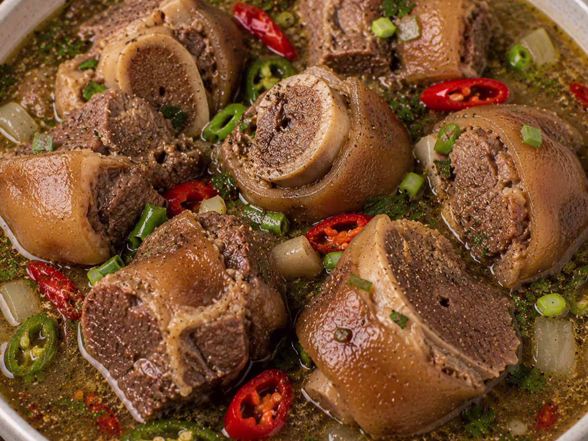 Cow leg soup