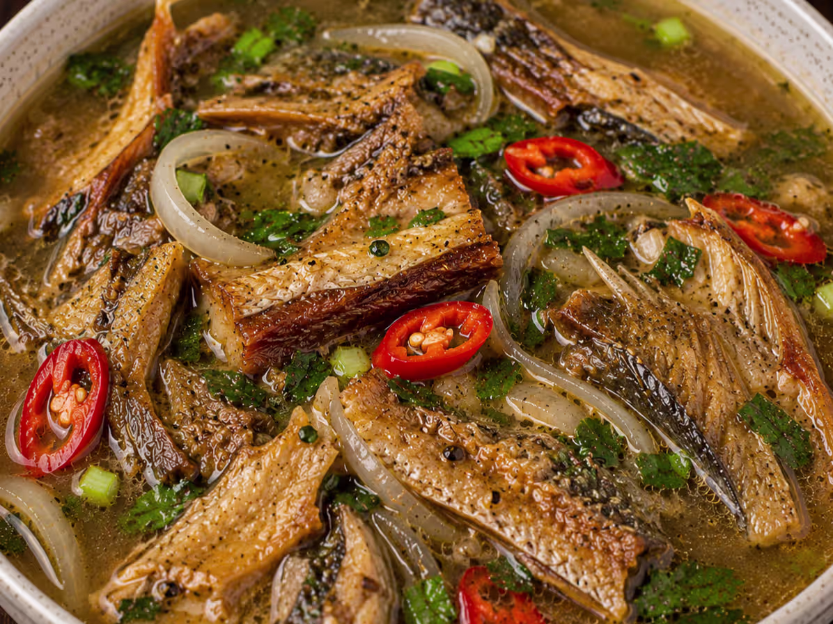 Catfish pepper soup