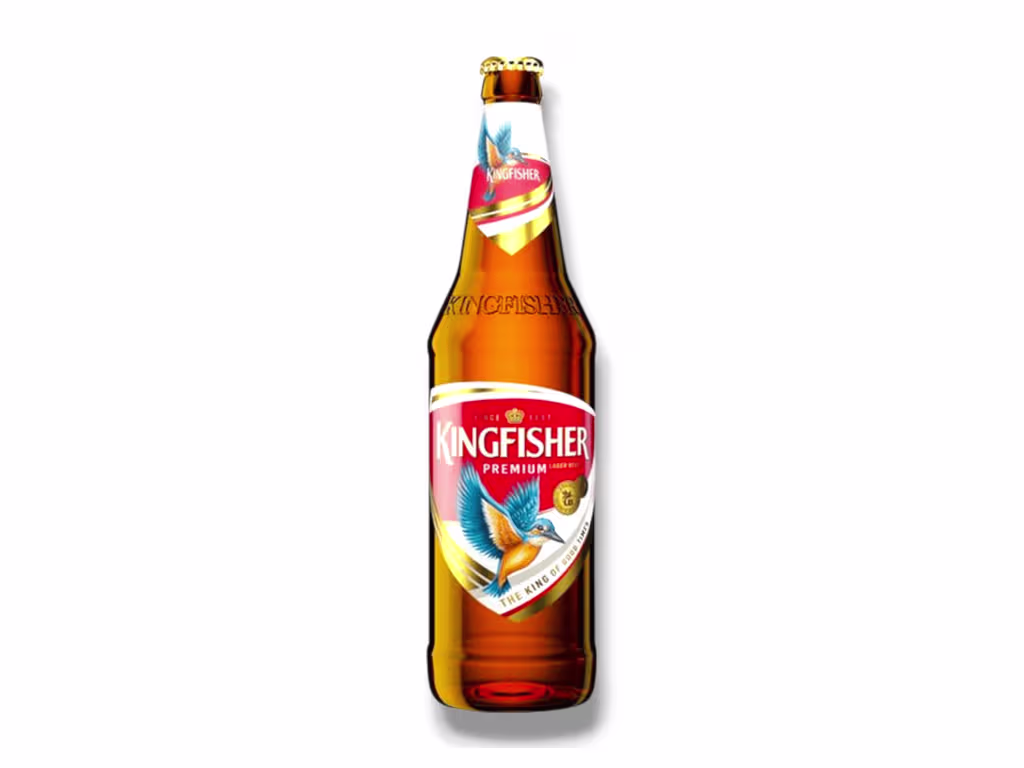 Kingfisher premium indian beer 0.33 l