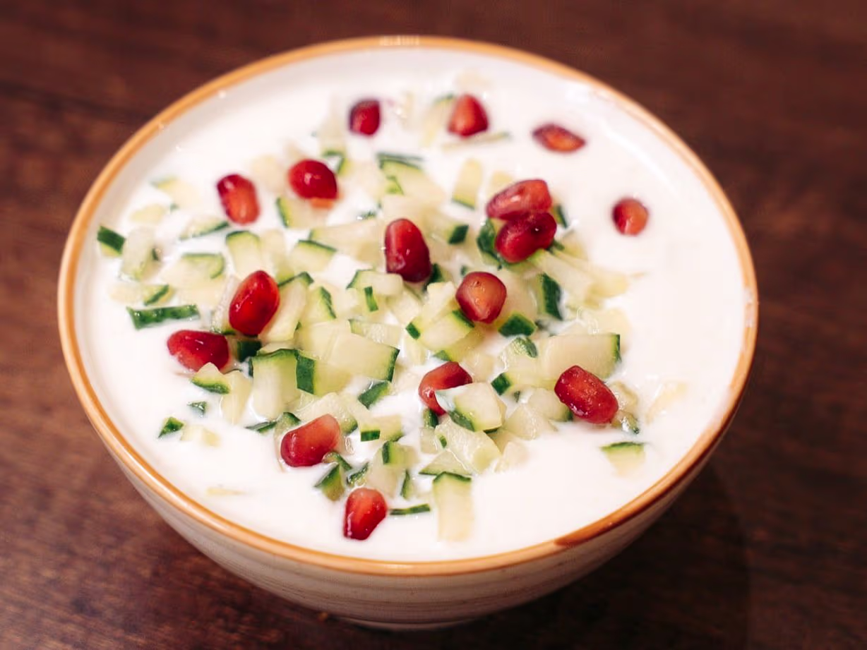 Raita mit Gurken
