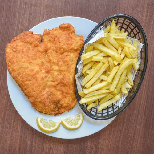 Gebackenes Hühnerschnitzel