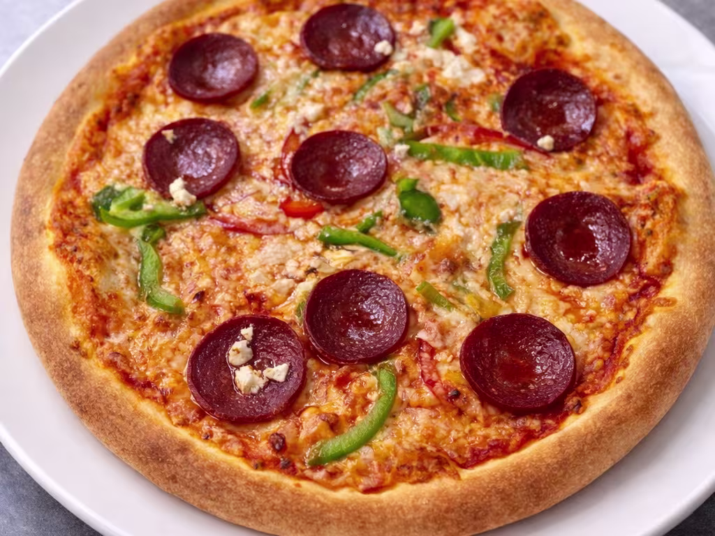 Pizza Knoblauchwurst Spezial