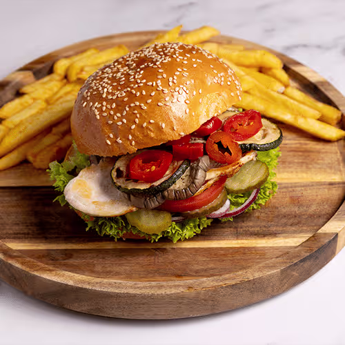 Mexican Chicken Burger (scharf)