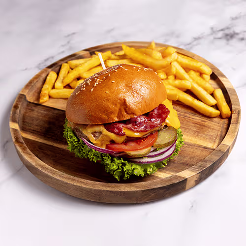 Medium Bacon Cheeseburger