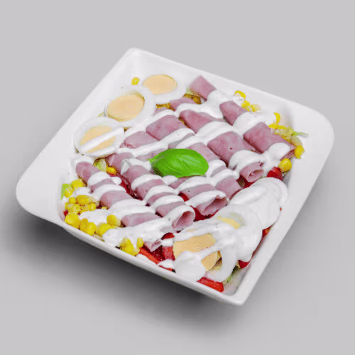Schinken-Ei-Salat