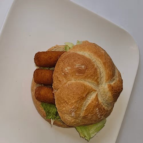 Mozzarella-Stick-Semmel