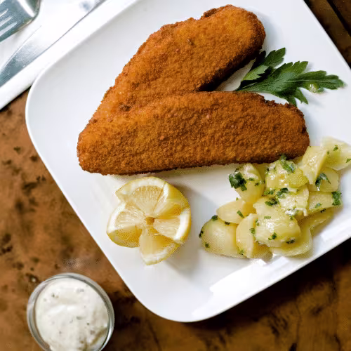 Gebackener Dorsch (2 Stück)