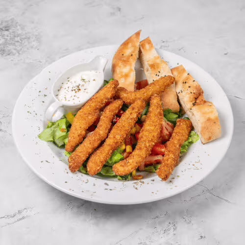 Hühnerstreifensalat