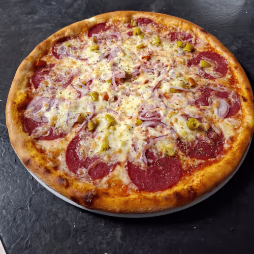 Pizza Diavolo (scharf)