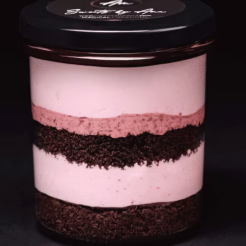 Lila Pause (Dessert im Glas)
