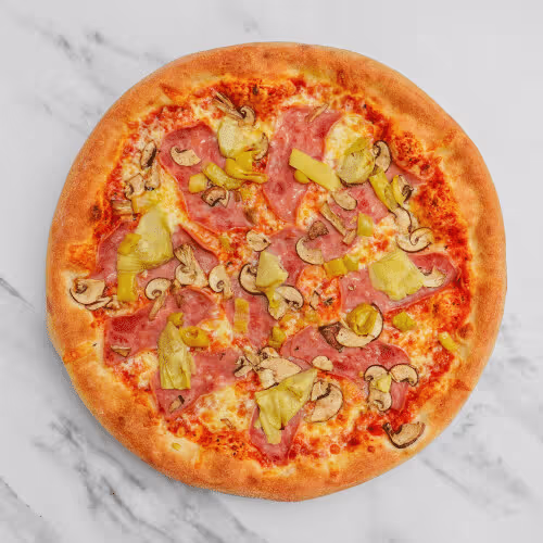 Pizza Schinken-Champignons