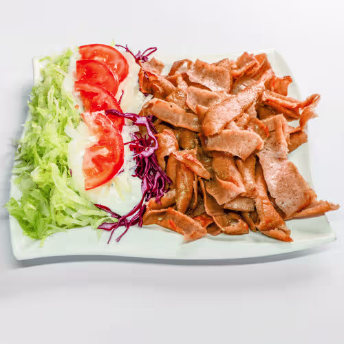 Kebap-Teller Rindfleisch mit Salat