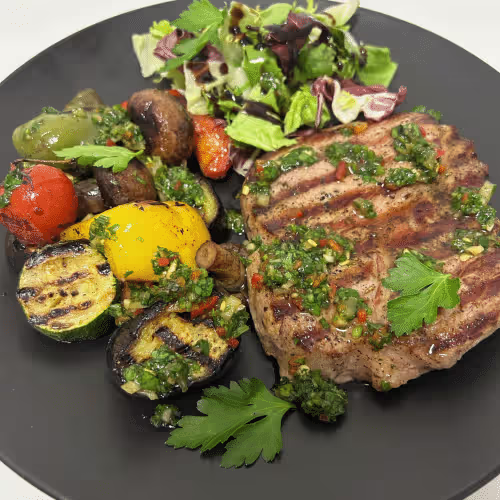 Steak von Schweinschopf