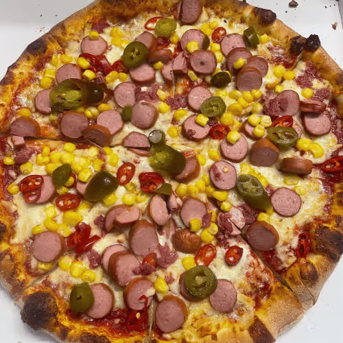 Pizza Zös Menü (scharf)