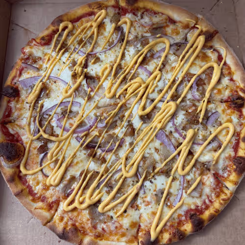 Pizza Kebap Chili Cheese (scharf)