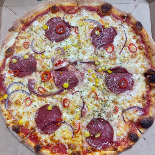 Pizza Diavolo Menü (scharf)