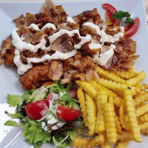 Dönerteller mit Pute/Huhn
