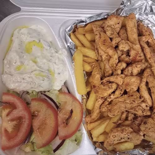 Hühner Gyros
