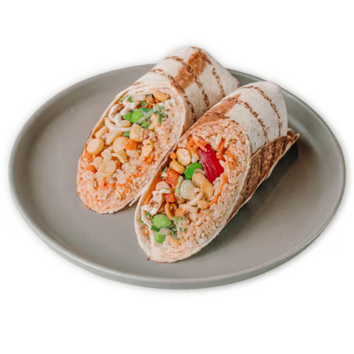 Rainbow Veggie Burrito