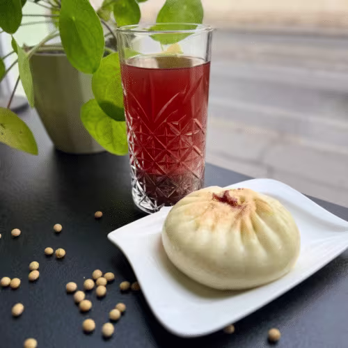 Mungbohnensuppe & Vegetarischer Baozi