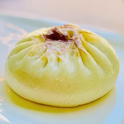 Vegetarischer-Baozi ( Gebraten)