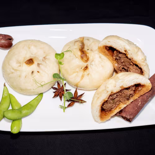 Schweinefleisch-Baozi (Gedämpft)