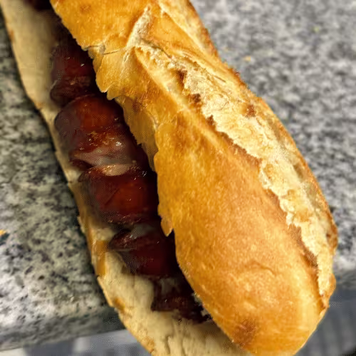 Käsekrainer Sandwich
