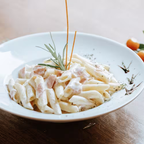 Pasta Gorgonzola (mit Hühnerfleisch)
