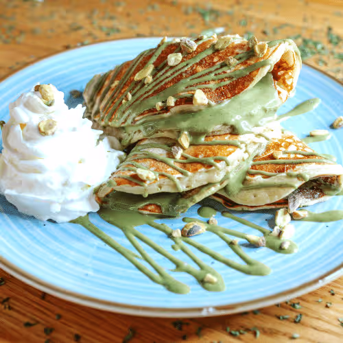American Pancakes Pistazien