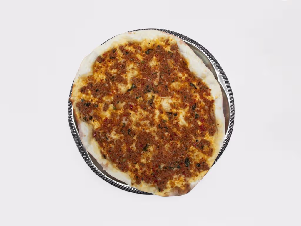 Hausgemachte Lahmacun Hackfleisch