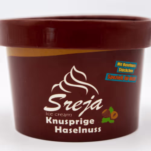 Sreja Eis Knusprige Haselnuss 120ml