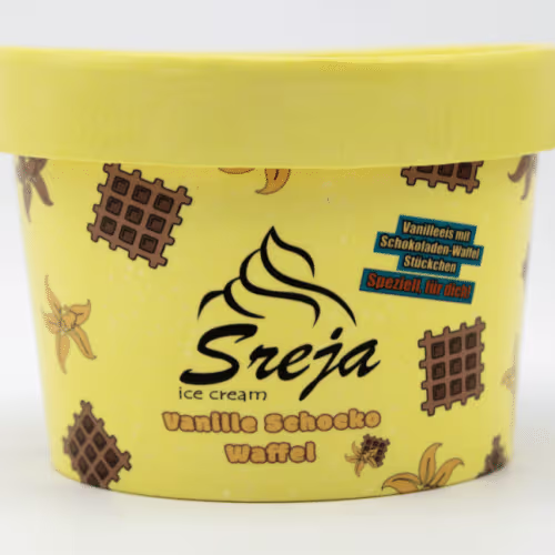 Sreja Eis Vanille Schoko Waffel 400ml