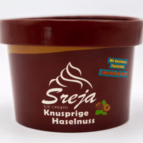 Sreja Eis Knusprige Haselnuss 400ml