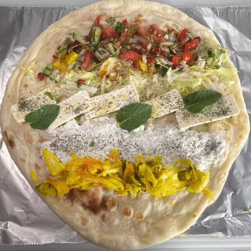 Schafskäse Sandwich (vegetarisch)