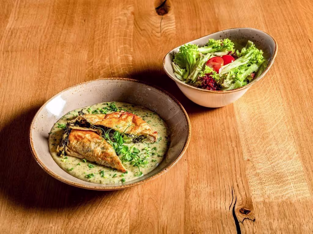 Spinat-Feta-Strudel