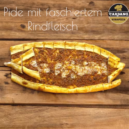 Pide mit faschiertem Rindfleisch