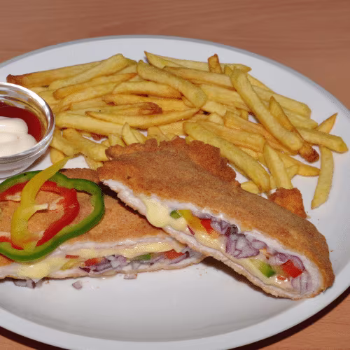 MÜ Puszta Cordon Bleu Menü