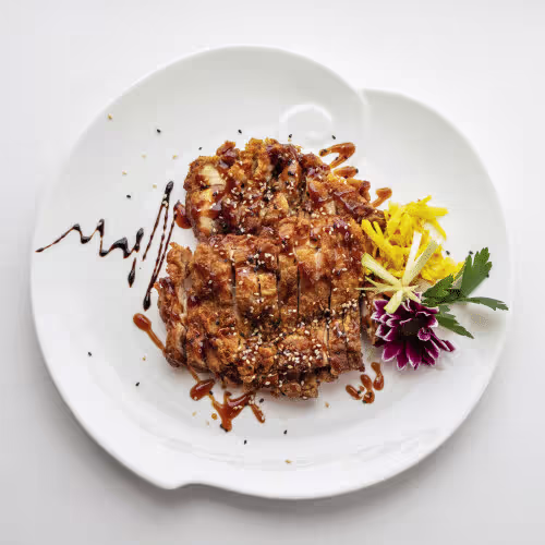 Gegrillte Hühnerkeule