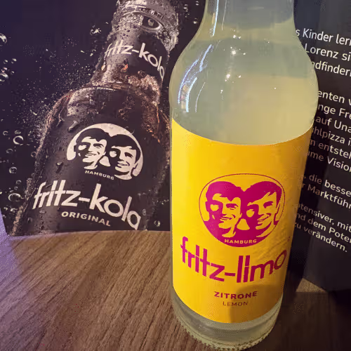 fritz-limo® zitrone 0,33l (MEHRWEG)