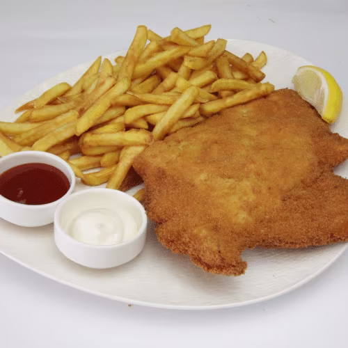 Cordon Bleu Spezial Puszta Teller mit Beilage
