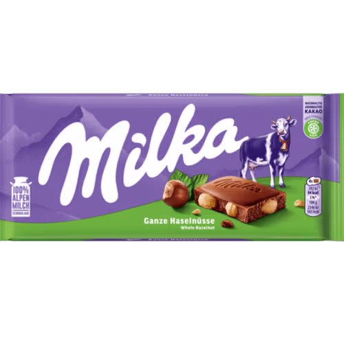 Milka Ganze Haselnuss