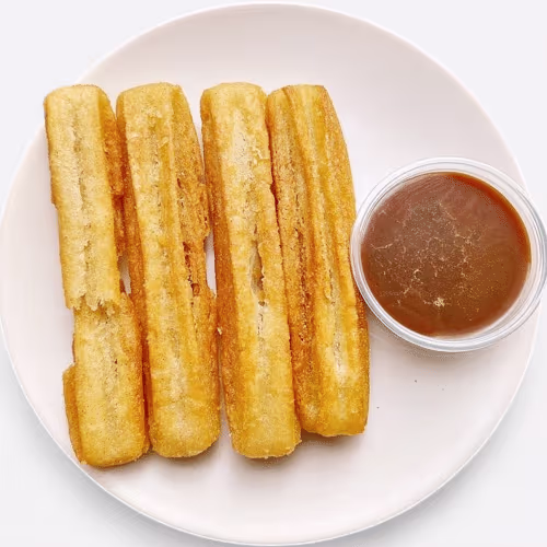 Churros mit Karamellsauce