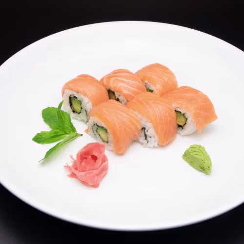 Lachs Avocado Maki 6 Stück