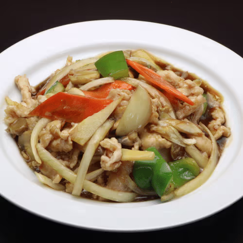 Hühnerfleisch nach Szechuan-Art (scharf)