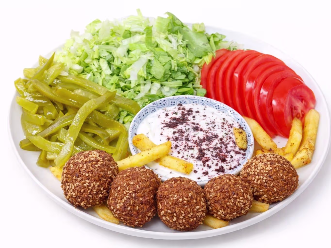 Falafel Teller (Vegan)
