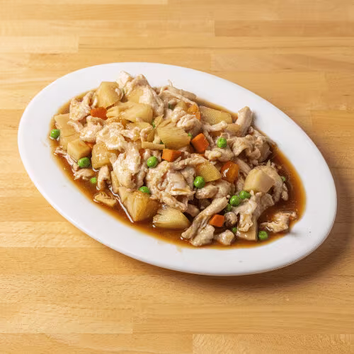 Hühnerfleisch mit Ananas