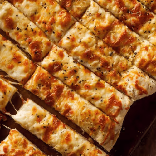 Pizzastangerl mit Käse überbacken (5 Stück)